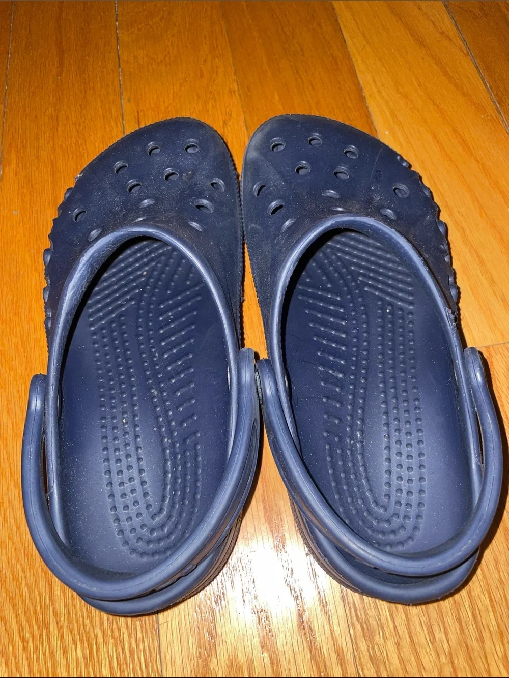 New CROCS Navy Blue Classic Clog Sandals Men’s 5 Women’s 7